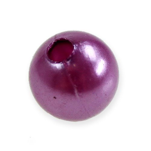 daiktų Dekoratyviniai karoliukai Ø10mm violetiniai 115 vnt