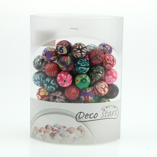 Floristik24 Dekoratyvinis perlas, asorti 1,9 cm 60p