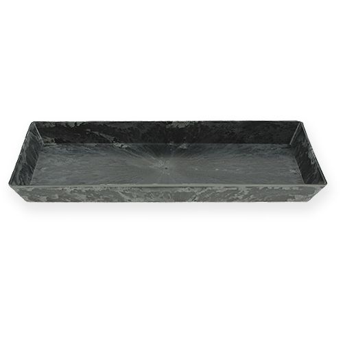 Dekoratyvinis padėklas antracitas 27cm x 12cm