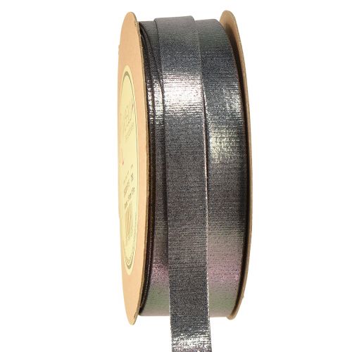 Dekoratyvinė juostelė sidabrinė metalo išvaizdos juvelyrinė juostelė 15mm 15m