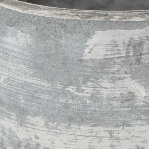 daiktų Dekoratyvinis metalinis dubuo, ovalus, pilkas, ilgis 22,5/19,5/16 cm, 3 vnt. rinkinys