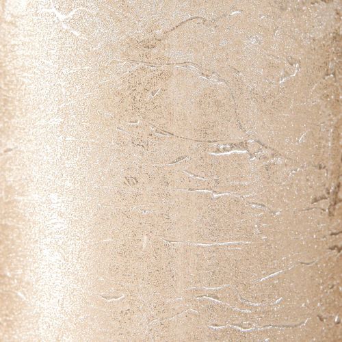 daiktų Vienspalvės žvakės platinos 70x120mm 4 vnt