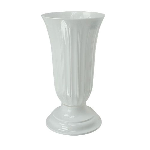 daiktų Koregavimo vaza Lilia balta Ø16 - 28cm grindų vaza 1 vnt