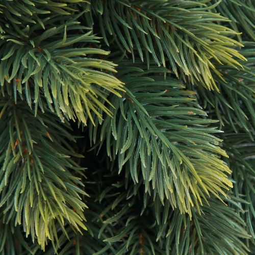 Floristik24 Šventinis dirbtinis eglės vainikas - natūralios žalios spalvos, 50 cm - skirtas naudoti viduje ir lauke