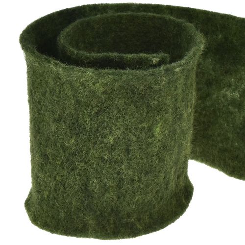 daiktų Veltinio juosta vilna juostelė craft veltinio veltinio ritinėlis tamsiai žalias 15cm 5m