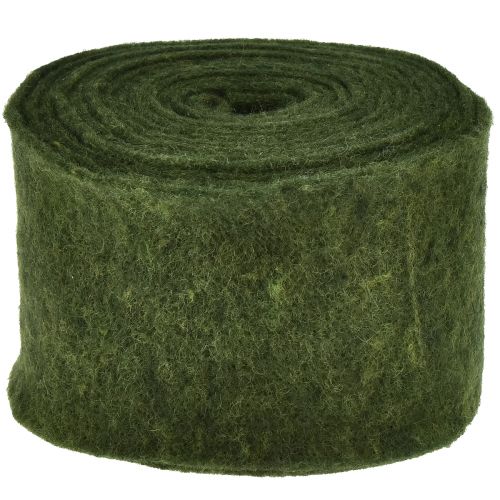 daiktų Veltinio juosta vilna juostelė craft veltinio veltinio ritinėlis tamsiai žalias 15cm 5m
