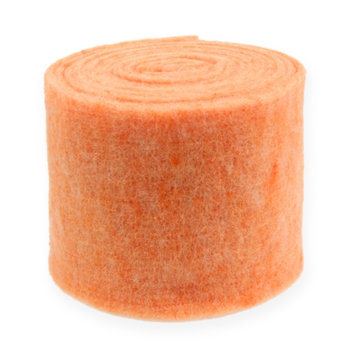 Floristik24 Veltinio juostelė oranžinė 15 cm 5 m