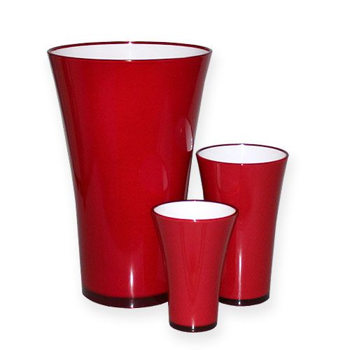 daiktų Vaza “Fizzy” raudona, 1 vnt