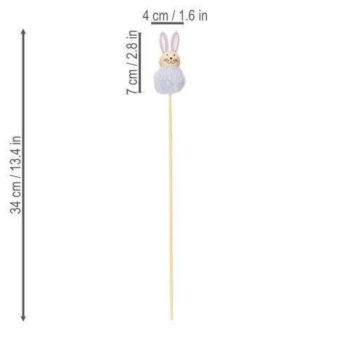 daiktų Pūkuotos Velykų zuikučių figūrėlės linksmoms Velykų šventėms, kambario dekoracija, 34 cm, 12 dalių