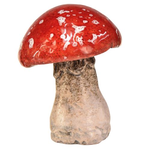 daiktų Žavingos keraminės rupūžės puošmenos – raudona su baltais taškeliais, 8,6 cm – Ideali sodo puošmena – 3 vnt.