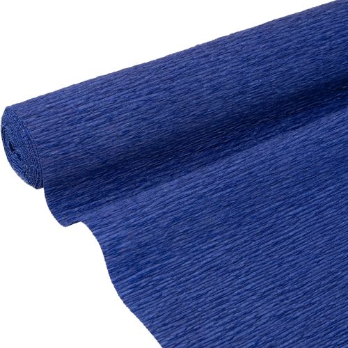Floristik24 Gėlių krepinis popierius tamsiai mėlynas 50x250 cm