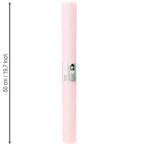 daiktų Gėlių krepinis popierius, rožinis, 50x250 cm