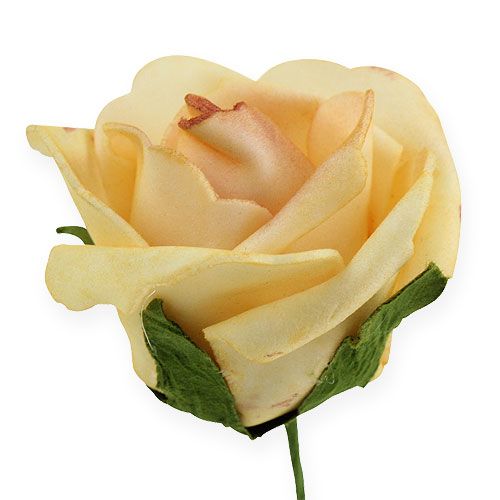 daiktų Putplasčio rožė Ø4,5cm abrikosas 36p