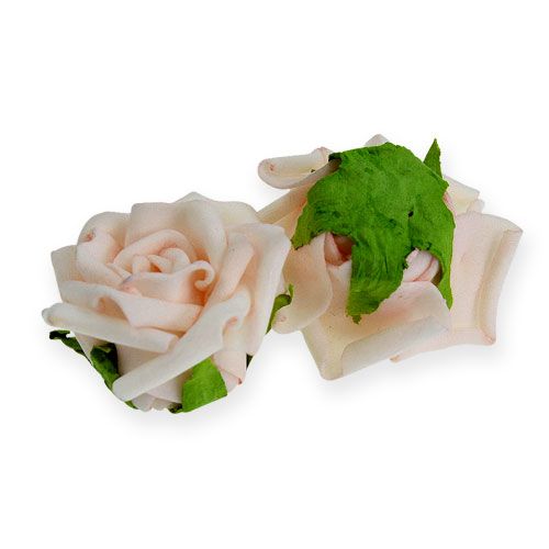 Floristik24 Putojantis rožių žiedų kremas 5cm su adata 12vnt