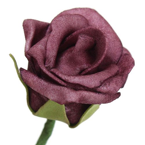 Floristik24 Foam Rose Bordeaux Ø3,5cm 30vnt
