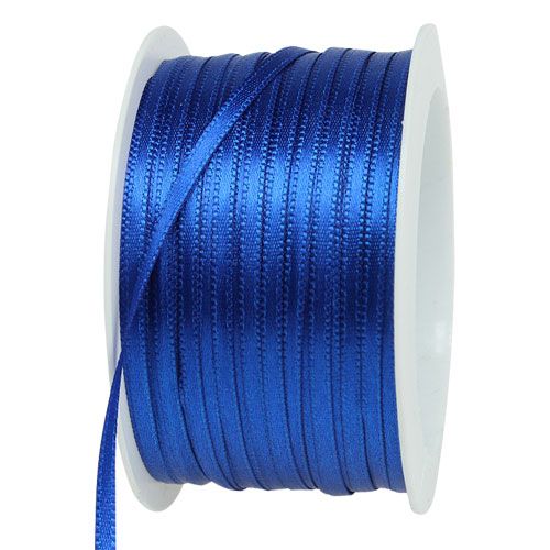 Dovanų juostelė mėlyna 3mm 50m
