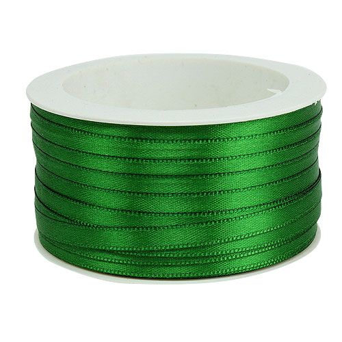 daiktų Dovanų ir dekoracijų juostelė 6 mm x 50 m tamsiai žalia