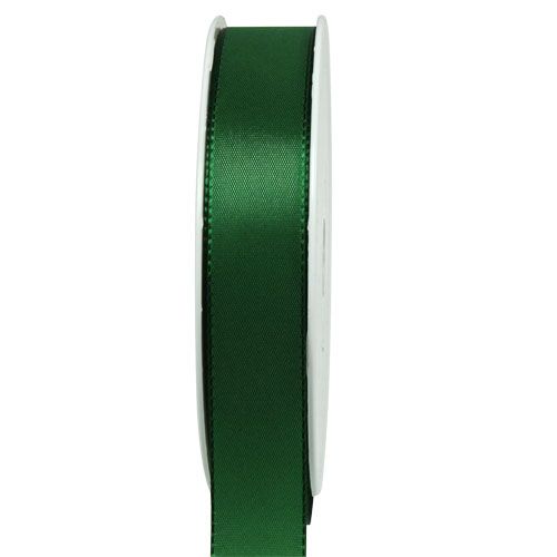 Floristik24 Dovanų ir dekoracijų juostelė 25 mm x 50 m tamsiai žalia