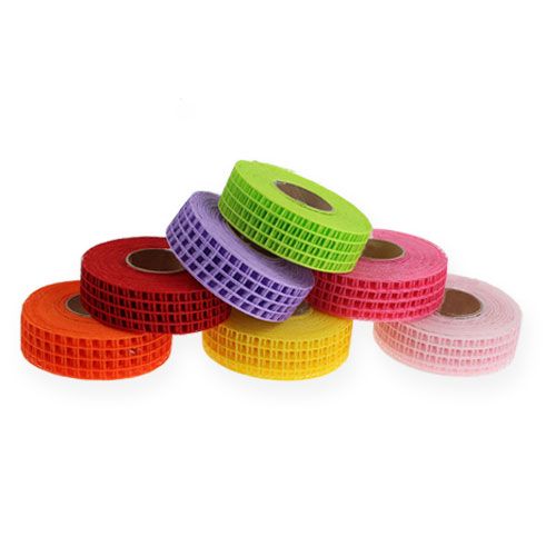 Tinklelio juosta 3cm x 10m spalvinga 7vnt