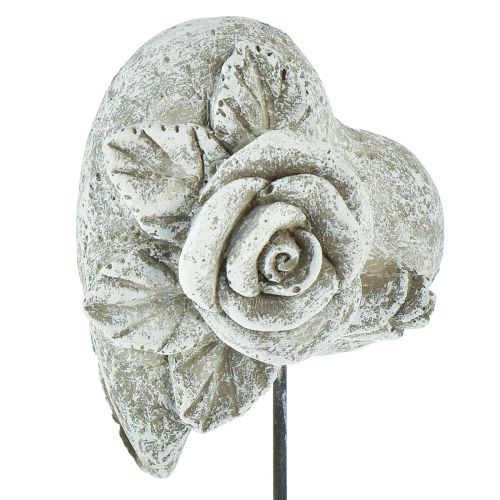 daiktų Kapo kamščio širdis memorialinis kamštis rožių lietinis akmuo 5,5cm 6 vnt