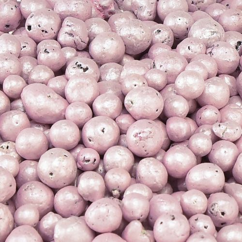 daiktų Briliantiniai dekoratyviniai karoliukai 4mm - 8mm molio granulės rožinės spalvos 1l