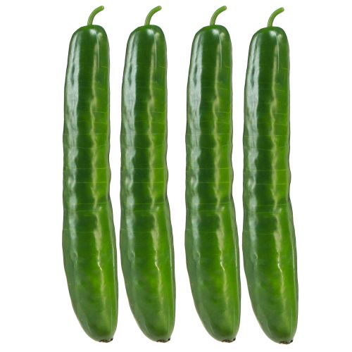 daiktų Dirbtiniai agurkai daržovių dekoravimui 24cm 4 vnt