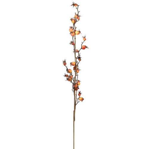 daiktų Erškėtuogių šakelės geltona/oranžinė dirbtinė šakelė erškėtuogių puošmena L95cm