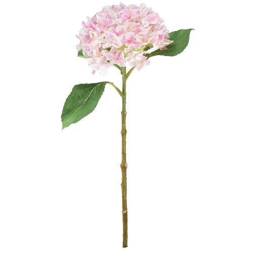 Floristik24 Hortenzija dirbtinė šviesiai rožinė dirbtinė gėlė rožinė Ø15,5cm 45cm