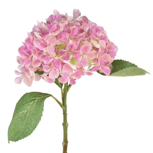 Floristik24 Hortenzija dirbtinė rožinė dirbtinė gėlė rožinė Ø15,5cm 45cm