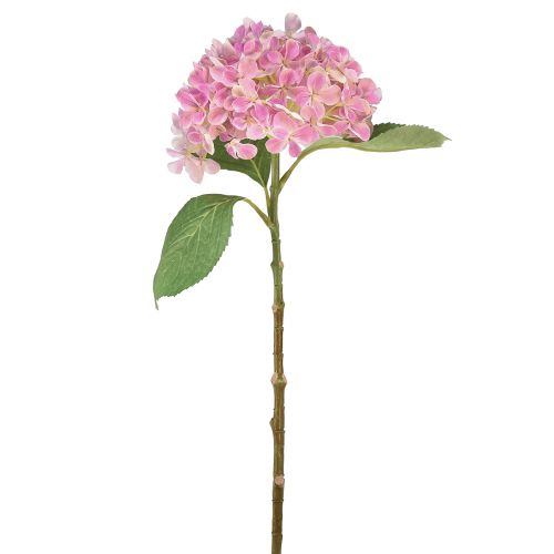 Floristik24 Hortenzija dirbtinė rožinė dirbtinė gėlė rožinė Ø15,5cm 45cm