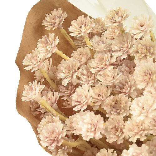 daiktų Itališkos šiaudų gėlės Dirbtinės gėlės rožinės spalvos L28cm