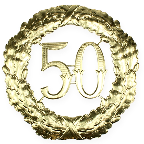 daiktų Jubiliejinis numeris 50 aukso Ø40cm