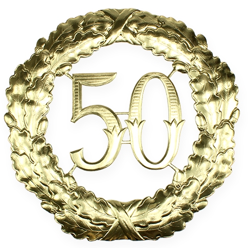 daiktų Jubiliejinis numeris 50 aukso Ø40cm