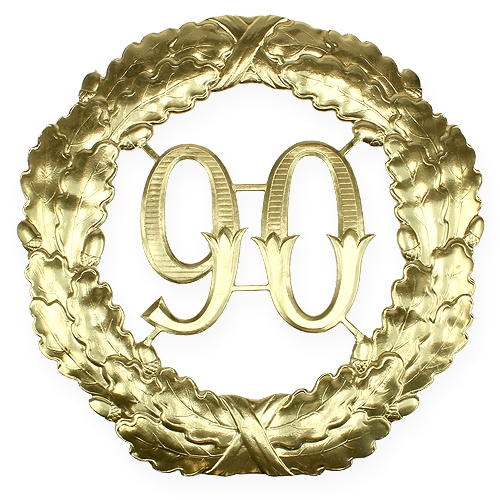 daiktų Jubiliejinis numeris 90 aukso Ø40cm