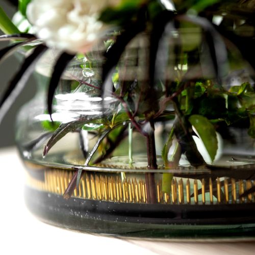 daiktų Kenzan žiedas su žalvariniais kaiščiais, apvalus, Ø200mm