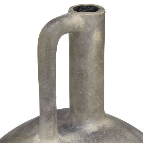 daiktų Keraminis vazos ąsotis antikvarinės išvaizdos keraminės pilkos rūdys H27cm