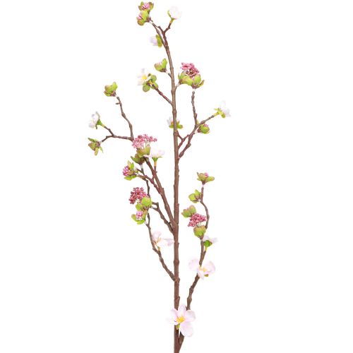 Floristik24 Vyšnių žiedų šakelė rožinė 95cm
