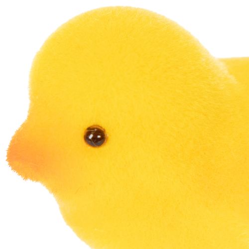 daiktų Maži velykiniai viščiukai, geltoni ir oranžiniai, sukamaisiais raižiniais, 4,5 cm aukščio, 18 vienetų