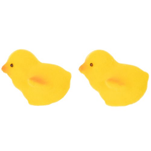 daiktų Maži velykiniai viščiukai, geltoni ir oranžiniai, sukamaisiais raižiniais, 4,5 cm aukščio, 18 vienetų