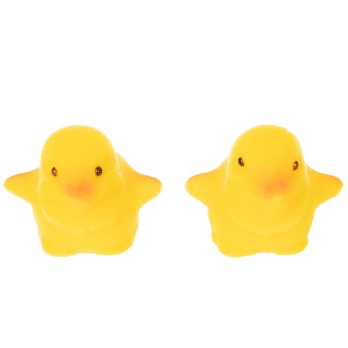 daiktų Maži velykiniai viščiukai, geltoni ir oranžiniai, sukamaisiais raižiniais, 4,5 cm aukščio, 18 vienetų