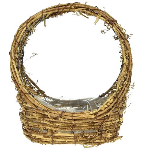 daiktų Krepšelis sodinimui su koteliu vynmedžiu L18/22cm rinkinys po 2