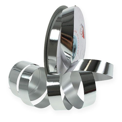 Blizganti garbanojimo juostelė 19mm 100m sidabrinė
