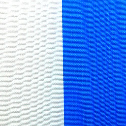 daiktų Vainiko juostelės muarė mėlynai balta 100 mm