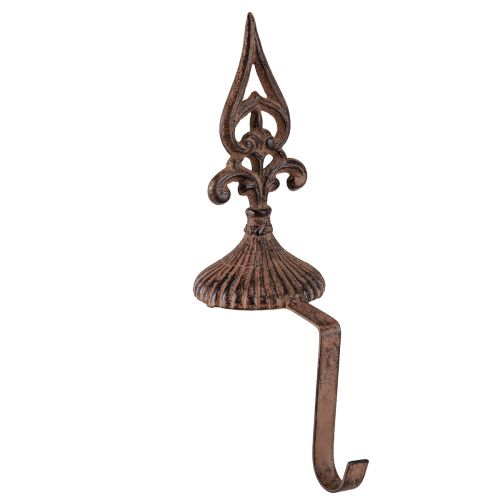daiktų Vainiko laikiklis rūdžių vintage laikiklis stovinčiam ketui H29cm