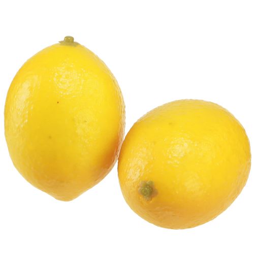 Dirbtinis citrininis dekoratyvinis vaisius Ø4,5cm H6,5cm 12 vnt