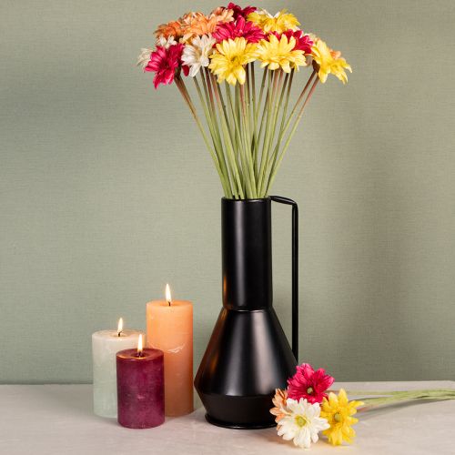 daiktų Dirbtinių gerberų puokštė gaiviai ir lengvai prižiūrimai dekoracijai, 47 cm, 32 vnt.