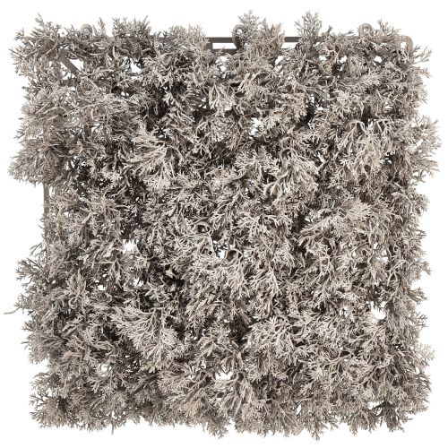 Floristik24 Dirbtinės samanos Realistinis samanų kilimėlis Dirbtinis samanų pilkas 25×25cm