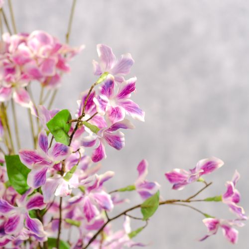 daiktų Dirbtinė Clematis šakelė, ilgaamžė stalo dekoracija, 110 cm, 3 dalys