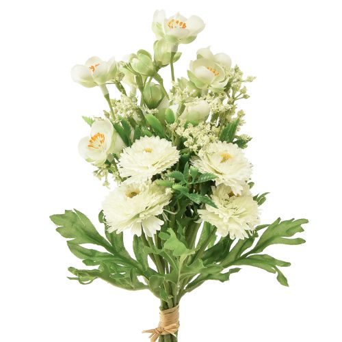 daiktų Dirbtinių gėlių dekoravimas dirbtinių gėlių puokštė Jasmin Bellis dirbtinė 30cm