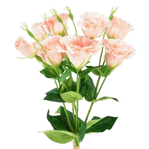 Dirbtinės gėlės Eustoma Lisianthus pink 52cm 5vnt